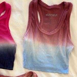 Katie J NYC Livi Ribbed Tank Top - Size L